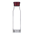 Botella de agua hecha a mano de vidrio de borosilicato